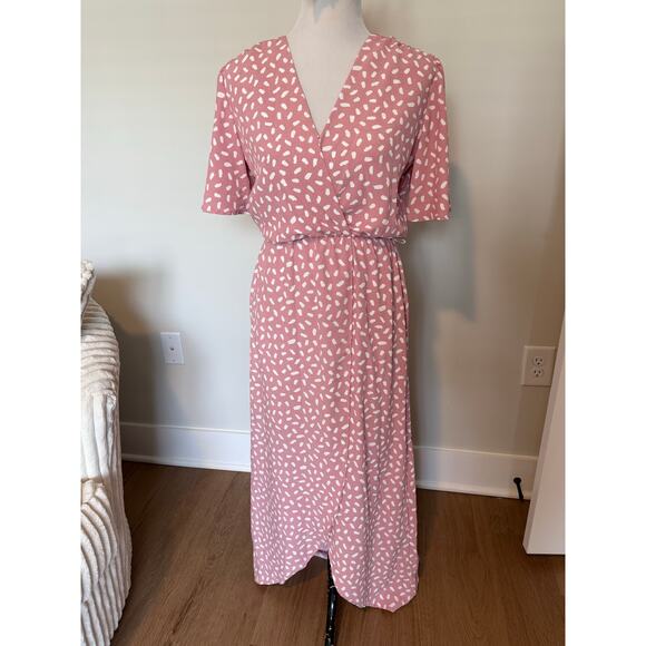 Fraiche by J Pink Pattern Dress- size small - Picture 1 of 8